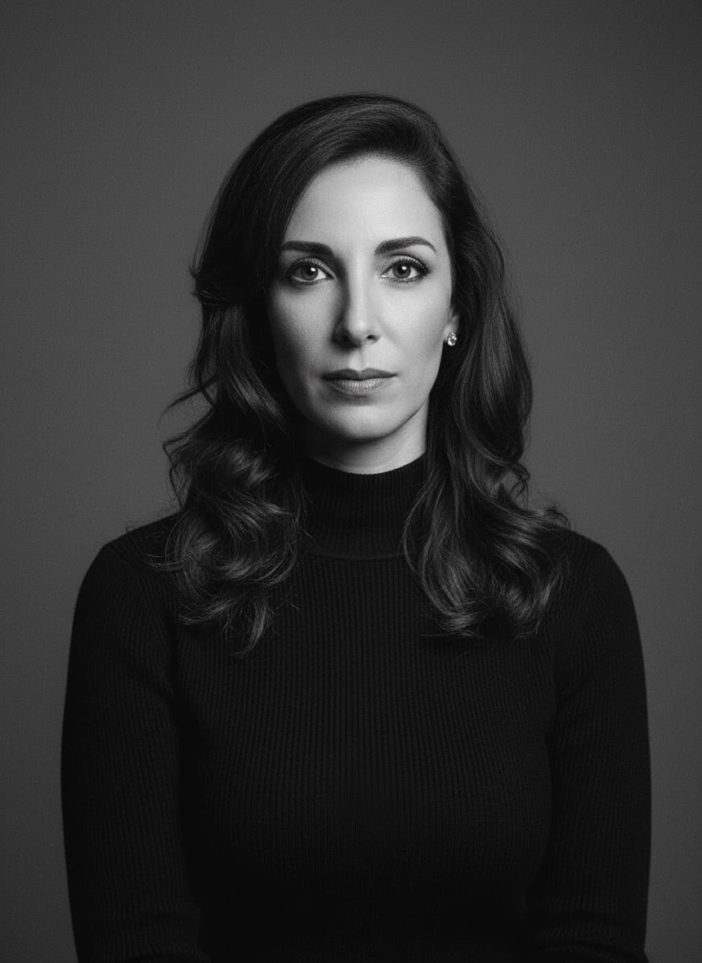 Silvana Gómez Chaljub — retrato monocromo